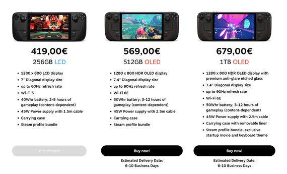 Valve zru�ilo najlacnej�� Steam Deck s LCD displejom